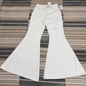 Frame Women's Flare High Rise Denim Jeans 100% Cotton Au Natural Clean Size 26